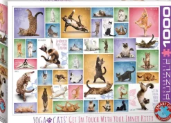 Puzzle Gatos de ioga
