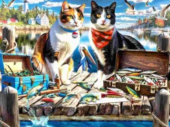 Puzzle Gatos do cais