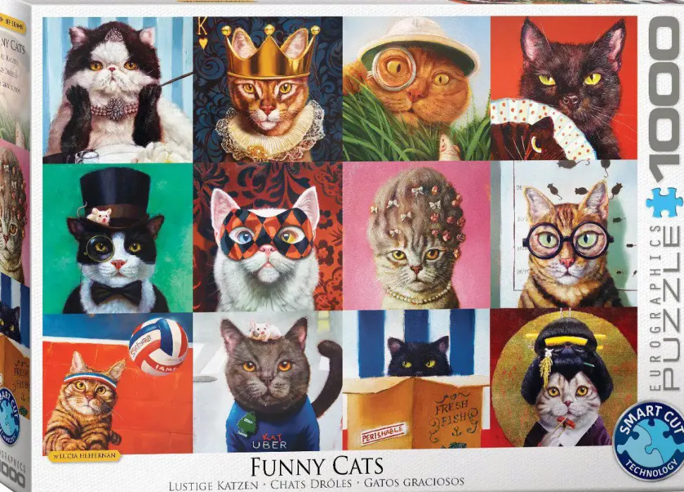 Puzzle Gatos engraçados