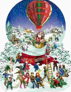 Puzzle Globo de neve antiquado