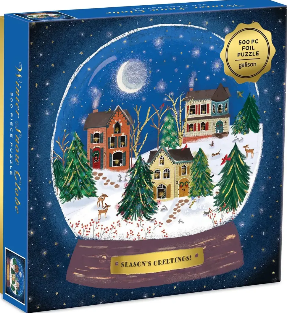 Puzzle Globo de neve de inverno