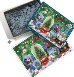 Puzzle Globos de neve