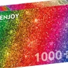 Puzzle Gradiente de Glitter Arco-Íris