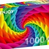 Puzzle Gradiente Rainbow Swirl