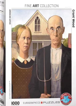 Puzzle Grant Wood - gótico americano