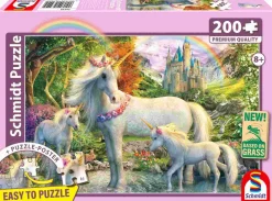 Puzzle Égua unicórnio com dois potros