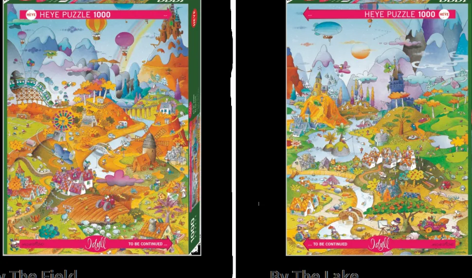 Puzzle Guillermo Mordillo: Idílio por the Field