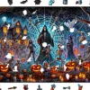 Puzzle Halloween de madeira do Ceifador