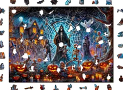 Puzzle Halloween de madeira do Ceifador