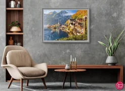 Puzzle Hallstatt à luz da manhã