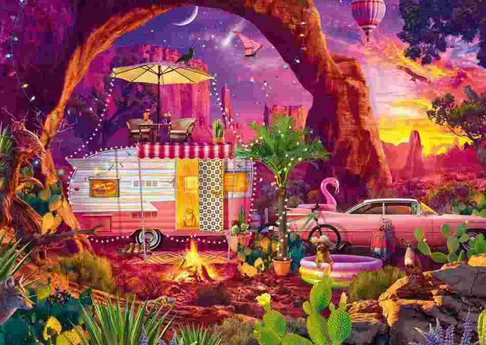 Puzzle Haynie: Acampamento no deserto