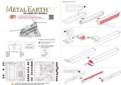 Puzzle Helicóptero CH-47 Chinook 3D