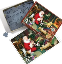 Puzzle Hora de brincar do Papai Noel