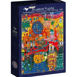 Puzzle Hundertwasser - A pintura de fax de 30 dias, 1996