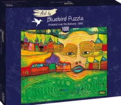 Puzzle Hundertwasser - Irinaland sobre os Balcãs, 1969