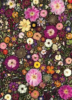 Puzzle Imprensa de flores: Pequeno oco e margarida vermelha