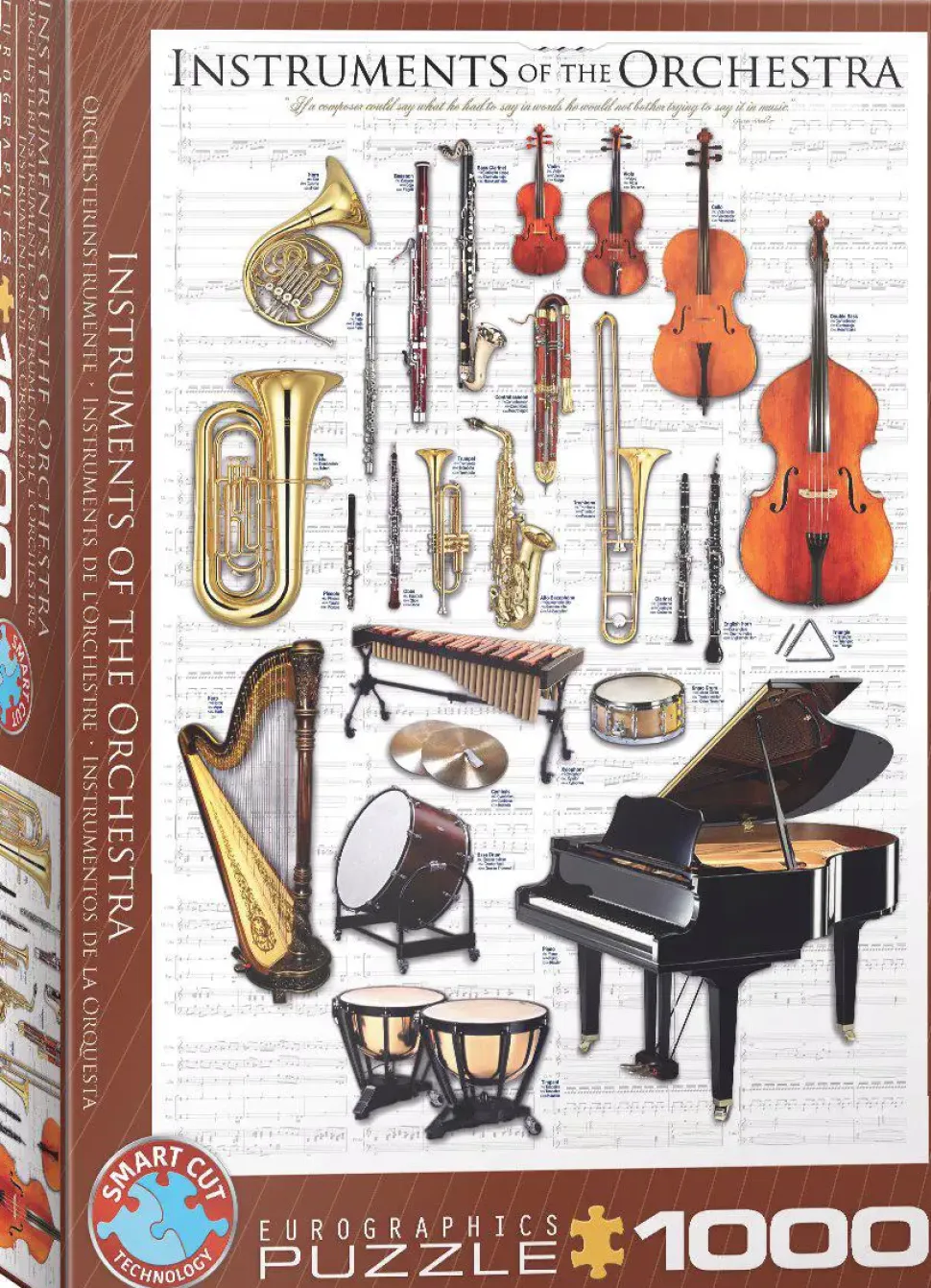 Puzzle Instrumentos musicais de orquestra