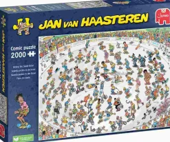 Puzzle Jan van Haasteren - Andando no Skate Bowl