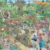 Puzzle Jan Van Haasteren: observação de pássaros no grande jardim