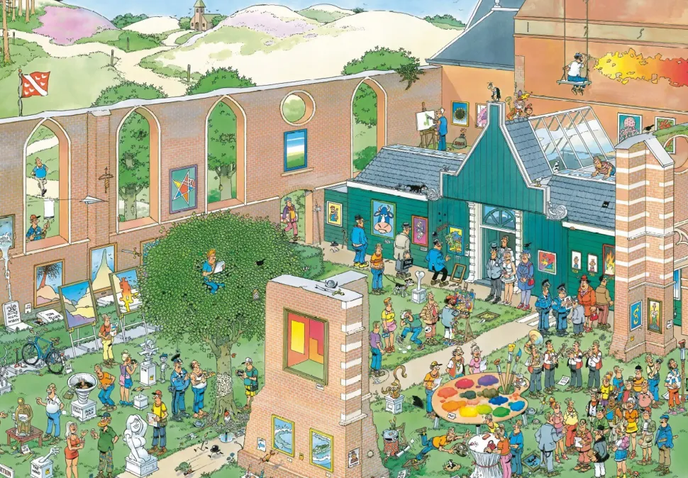 Puzzle Jan van Haasteren: O Mercado de Arte