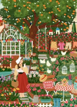 Puzzle Jardim da casa de campo