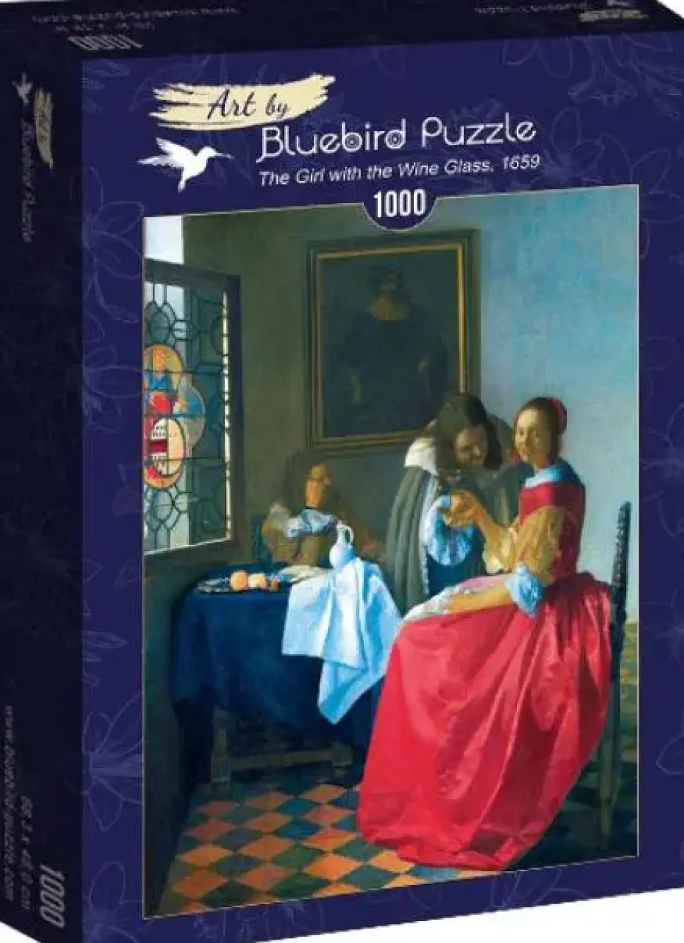 Puzzle Johannes Vermeer: A Menina com o Copo de Vinho, 1659