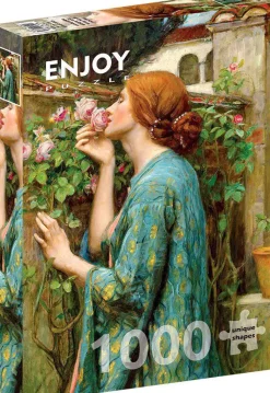 Puzzle John William Waterhouse: A alma da rosa