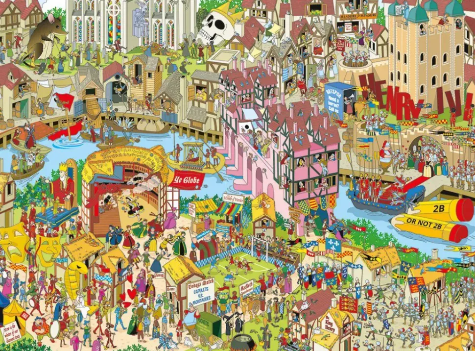 Puzzle Jokesaws: Uma Reviravolta em Shakespeare