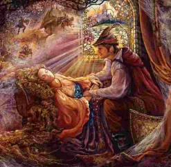 Puzzle Josephine Wall: Bela Adormecida