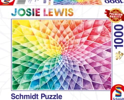 Puzzle Josie Lewis: Flor colorida
