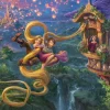 Puzzle Kinkade: Coleção Disney Dreams: Rapunzel Enrolados no Amor