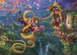 Puzzle Kinkade: Coleção Disney Dreams: Rapunzel Enrolados no Amor