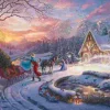 Puzzle Kinkade: Disney Dreams Collection: Cinderela trazendo a árvore para casa