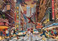 Puzzle Kinkade: MARVEL Deadpool - Dia de Neve