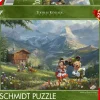 Puzzle KInkade: Mickey e Minnie nos Alpes