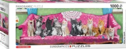 Puzzle Kitty Cat Couch