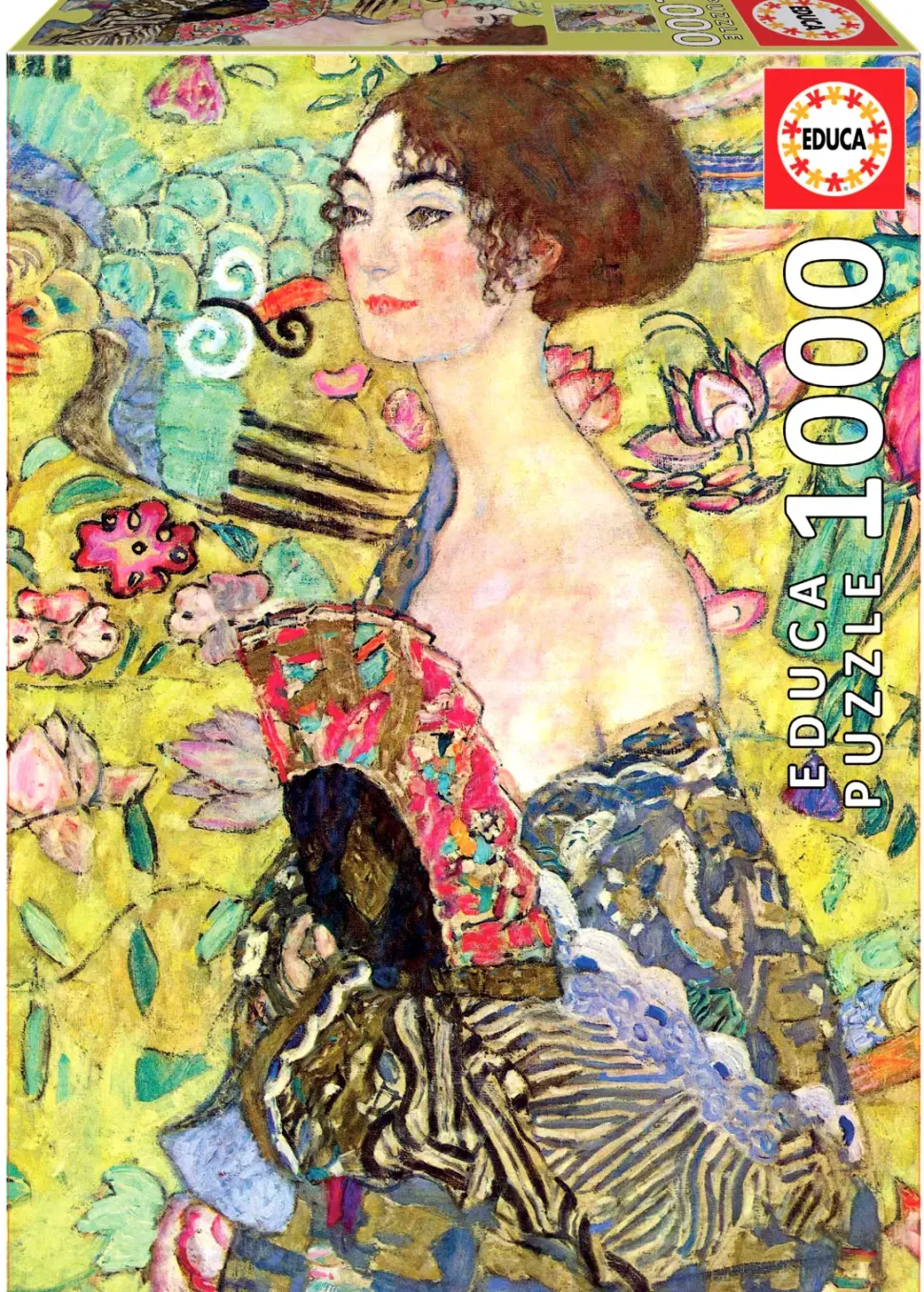 Puzzle Klimt: Senhora com Leque