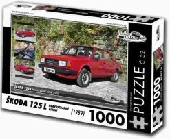 Puzzle 艩koda 125 L com volante à direita (1989)