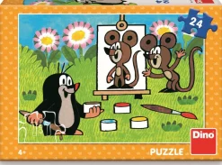 Puzzle Krtko maliarom 24 dielikov