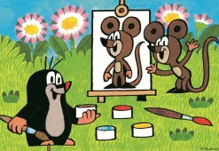 Puzzle Krtko maliarom 24 dielikov