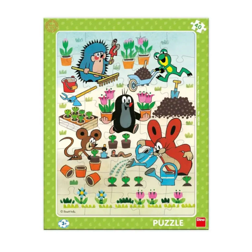 Puzzle Krtko záhradník 40 dielikov