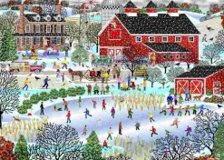 Puzzle Lagoa dos patos no inverno