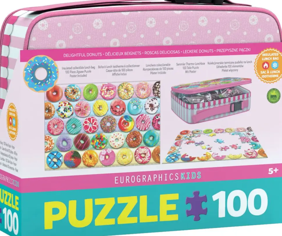 Puzzle Lancheira com donuts quebra-cabeça