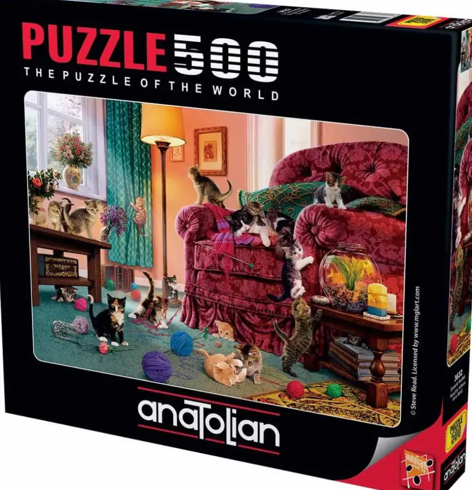 Puzzle Leia: Gatinhos travessos