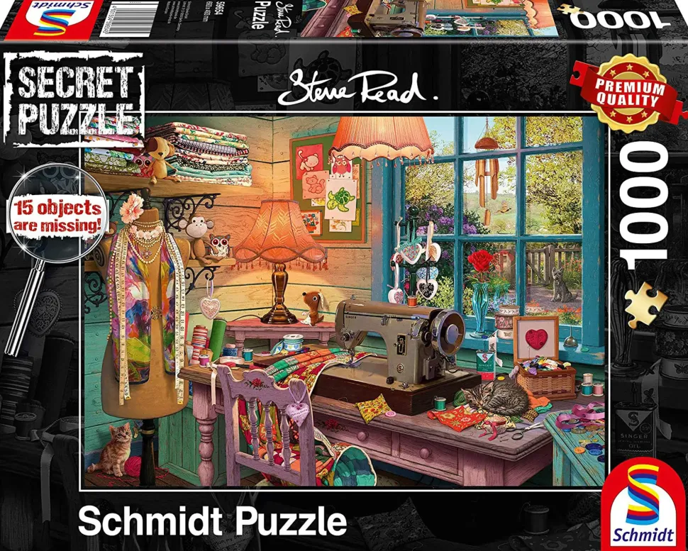 Puzzle Leia: Na sala de costura