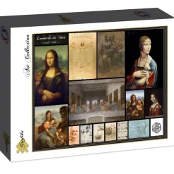 Puzzle Leonardo da Vinci: colagem