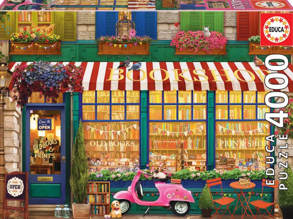 Puzzle Livraria vintage