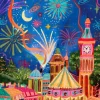 Puzzle Luz de fogo de artifício