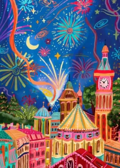 Puzzle Luz de fogo de artifício