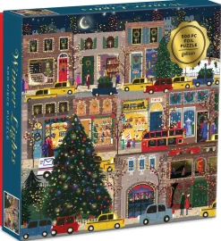 Puzzle Luzes de inverno metalické